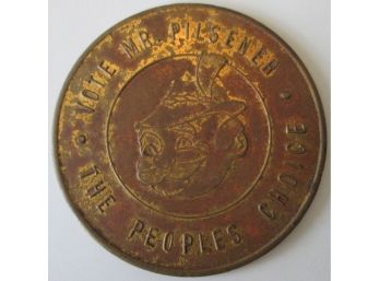 Authentic Mr. PILSNER Advertising Medal Token, Dollar $1.00 Size, The People's Choice