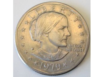 Authentic 1979D SUSAN B. ANTHONY DOLLAR $1.00, PHILADELPHIA Mint, United States