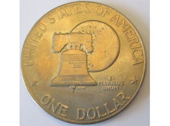 Authentic 1976P EISENHOWER DOLLAR $1.00, Bicentennial Commemorative, Clad Content, United States