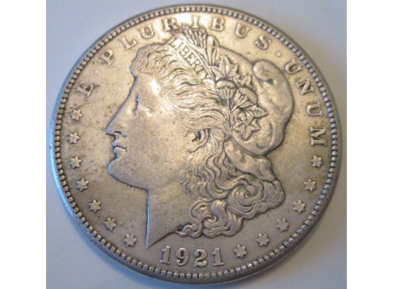 Authentic 1921S MORGAN SILVER Dollar $1.00, 90 SILVER, United States