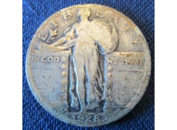 Authentic 1928S STANDING LIBERTY SILVER QUARTER Dollar $.25 United States