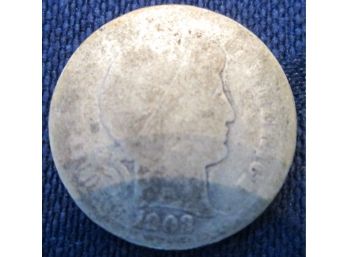 Authentic 1902P BARBER Or LIBERTY SILVER DIME $.10 United States