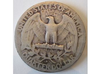 Authentic 1941S WASHINGTON SILVER QUARTER Dollar $.25 United States