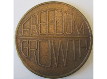 Authentic FREEDOM GROWTH Medal Token, Butterfly Mariposa, $1 Dollar Size