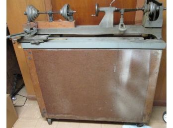 Vintage DURO Brand DUNLAP Motor, Woodworking  LATHE, AS-IS Condition