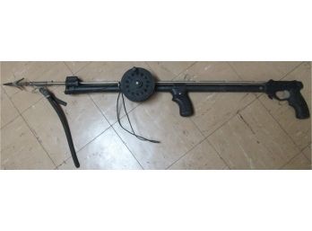 Vintage SPEAR FISHING GUN, Marked ESPADON, 41' Length With Spear