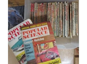 LOT Of 32 Magazines! Vintage POPULAR SCIENCE, With Illustrations