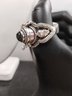 Sterling Silver Overlay Poison Ring Size 10