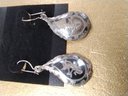Vintage Siam Silver Pierced Earring