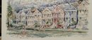 Beautiful Signed Watercolor Of San Francisco's Painted Ladies