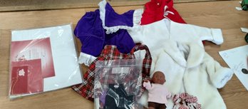 Misc Doll Clothes W/Some Sort Of Pattern Lot 4
