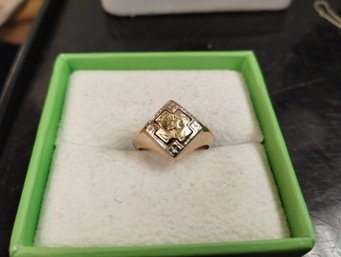 Very Small Gold Ring Stamped 10k. Size 3/3.5
