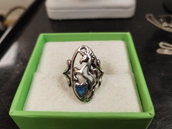 Sterling Silver Unicorn Ring Size 5.75/6
