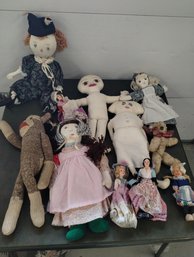 Miscellaneous Vintage Doll/stuffed Animal Lot
