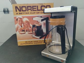 Vintage Norelco Coffee Maker With Original Box Still Works Great