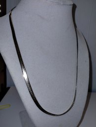Vintage Heavy .925 Sterling Braided Chain Made In Italy