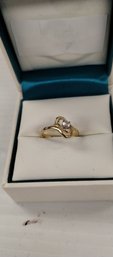18kt Gold Plated Ring Size 6