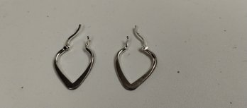 .925 Sterling Silver Pierced Earrings