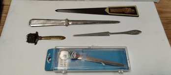 Lot Of 5 Vintage Letter Openers