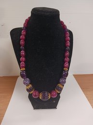 Chunky Purple Necklace