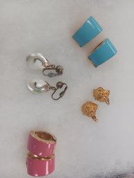 Clip On Earring Lot ABC
