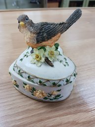 Musical Bird Trinket Box
