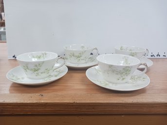Limoges, France Tea Cups And Saucers