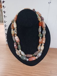 Multicolor Handmade Heavy Stone Necklace