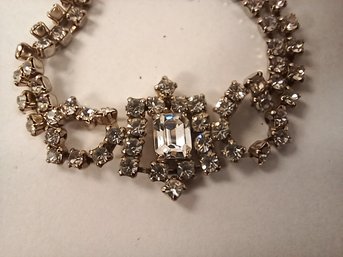 Vintage La Rel Rhinestone Bracelet