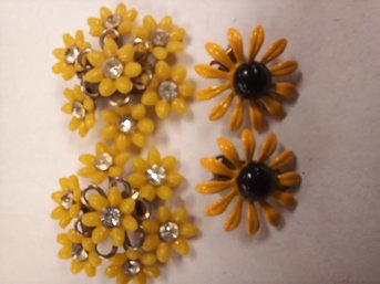 Fun Vintage Flower Earrings