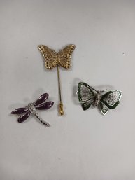Butterfly/ Dragonfly Pin Lot