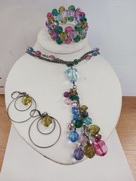 Multicolor Necklace/ Bracelet/ Earrings