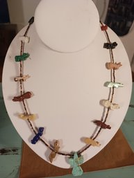 Stone Animal Necklace