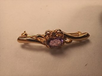 Purple Bar Pin