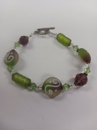 Green And Pink Bracelet
