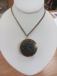 Blue And Gold Locket