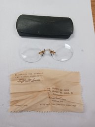 Vintage Eyeglasses And Case