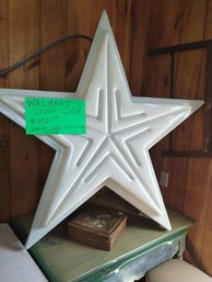 Lighted Walmart Star (needs To Be Rewired)