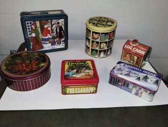 Vintage (mostly) Advertising Tin Lot