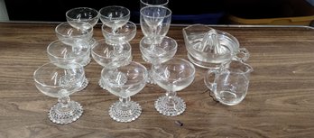 Misc Clear Glass Lot