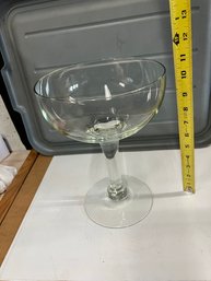 Vintage Tall Stemmed Glass Copote/bowl