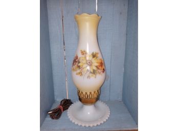 Vintage Milk Glass Lamp