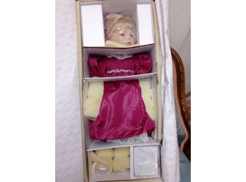 New In Box Marie Osmond Collection Porcelain Doll