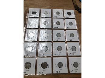 20 Foreign Coins (Silver ?) Lot 2