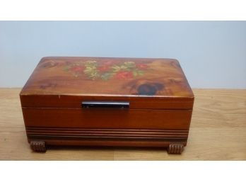 Vintage Cedar Wooden Box