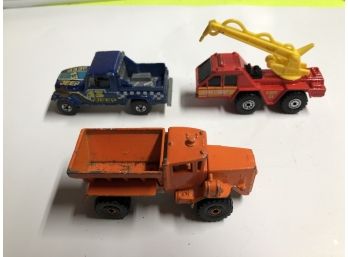 Dump Truck, Fire Truck , Jeep (all Metal)