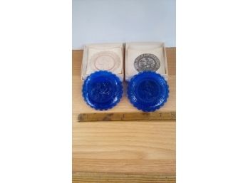 Miniature Cobalt Collectors Plates