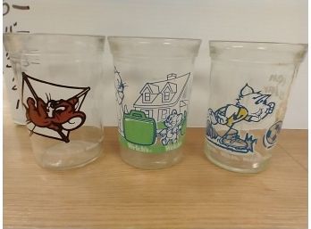 Welch's Juice Glasses, Tom And Jerry