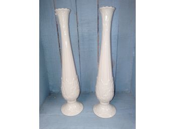 Pair Of Lenox Bud Vases