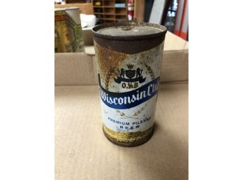 Wisconsin Club Beer Can